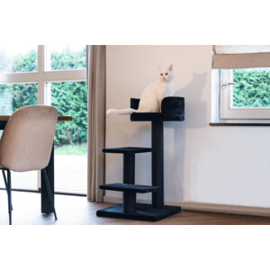 Beeztees Krabmeubel Serpa Figo  Zwart 50 x 50 x 92 cm 