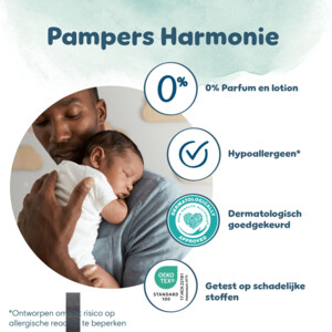 Pampers Harmonie Luiers Maat 2 (4-8kg) - 83.03 euro