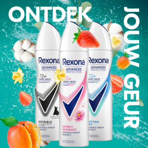 Rexona Deodorant Anti-Transpirant Spray Protection Bright Bouquet - 5.99 euro