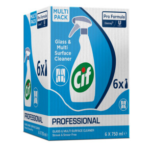 6x Cif Professional Glas -en Interieurreiniger Pro Formula - 24.15 euro