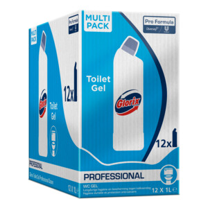 12x Glorix Professional Toiletreiniger Ocean zonder Chloor/Bleek Pro Formula - 33.28 euro