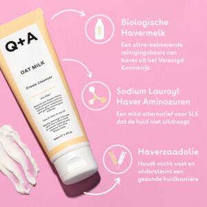 Q+A Oat Milk Cream Cleanser - 9.99 euro