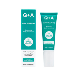Q+A Face Sunscreen SPF 50 Balancing - 14.99 euro