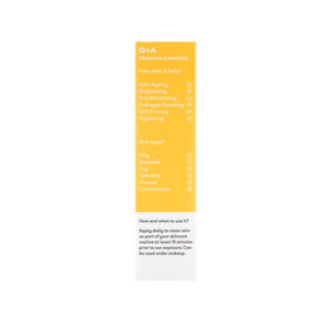 Q+A Face Sunscreen SPF 50 Renewing - 17.99 euro
