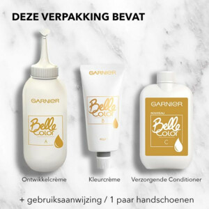 2x Garnier Belle Color Permanente Crèmekleuring  63 Goudblond - 12.6 euro