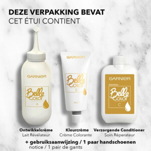 2x Garnier Belle Color Permanente Crèmekleuring  63 Goudblond - 12.6 euro