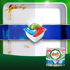 Dreft Vaatwastabletten Platinum Plus All In One Deep Clean Fresh - 17.29 euro