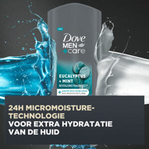 12x Dove Douchegel Men+ Care Eucalyptus + Mint - 52.49 euro