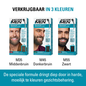 Just for Men Snor en Baard Zwart M55 - 13.05 euro