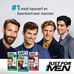 Just for Men Snor en Baard Zwart M55 - 13.05 euro