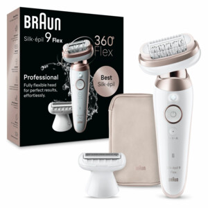 Braun Epilator Silk·épil 9 Flex 9-030 3D Wit/Rose Titan - 184.99 euro