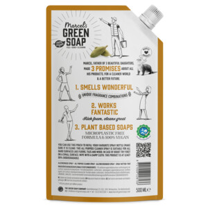 6x Marcel's Green Soap Allesreiniger Spray Sandelhout & Kardemom Navulling - 9.87 euro