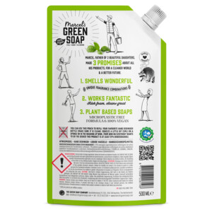 Marcel's Green Soap Afwasmiddel Basilicum & Vertivert Gras Navulling - 2.99 euro