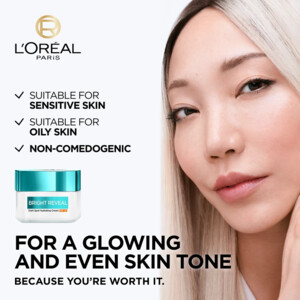 L'Oréal Bright Reveal Dark Spot Hydrating Dagcrème SPF 50 - 26.99 euro