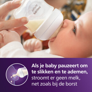 Philips Avent Natural Repsonse Babyfles 3-6 mnd - 11.99 euro