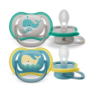 Philips Avent Fopspeen Ultra Air Fopspeen 18+ mnd Walvis - 8.59 euro