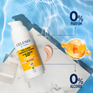 Celenes Herbal Dry Touch Zonnefluïde Getint SPF 50 - 15.35 euro