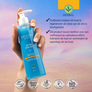 Celenes Herbal Pre-After Sun Gel - 13.95 euro