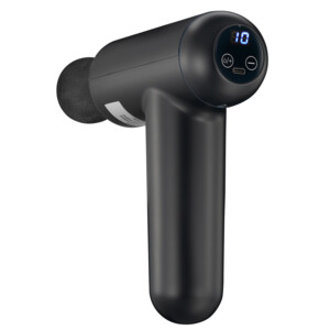 Melissa Massagegun Oplaadbaar Zwart met LED-display - 38.35 euro
