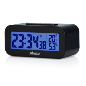 Alecto AK-30 Wekker met thermometer en hygrometer Zwart - 16.85 euro