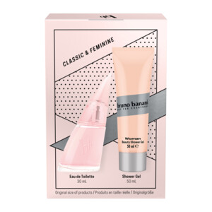 Bruno Banani Woman Geschenkset   Eau de Toilette 30 ml + Showergel 50 ml - 12.95 euro