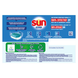 Sun Vaatwastabletten All-in-1 Normaal - 9.49 euro