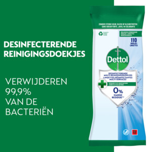 Dettol Desinfecterende Reinigingsdoekjes Cleanser - 5.99 euro
