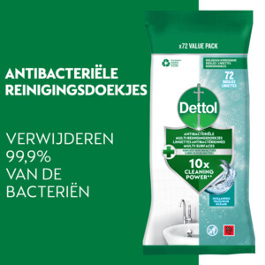 5x Dettol Antibacteriële Reinigingsdoekjes Oceaanfris - 20.89 euro
