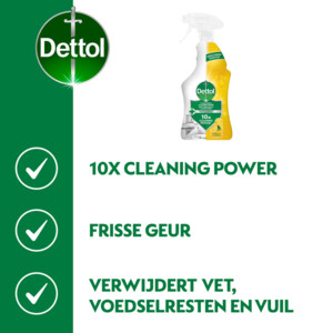 Dettol Antibacteriële Allesreiniger  Spray Sprankelende Citroen - 5.35 euro