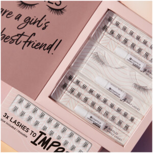 essence 3x LASHES TO IMPRESS False Lashes Set  01 Hey pretty lashes! - 7.75 euro