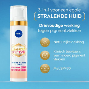 NIVEA Luminous630 CC Cream SPF 30 Light - 39.29 euro