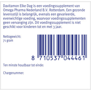 Davitamon Elke Dag - 16.99 euro