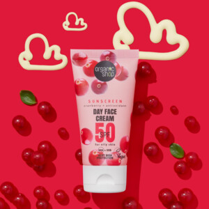 6x Organic Shop Zonnebrandcréme Gezicht SPF 50 Vette huid - 52.36 euro