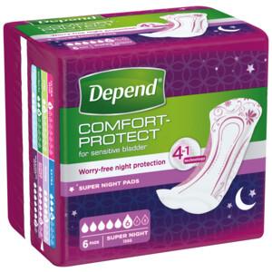 Depend Pads Super Night - 3.69 euro