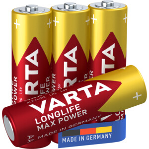 20x Varta Longlife Max Power Alkaline Batterijen AA - 61.48 euro
