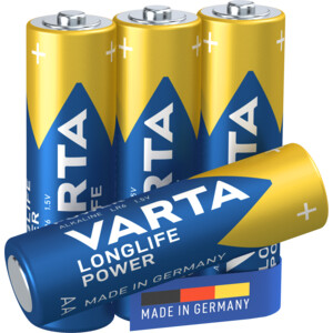 12x Varta Longlife Power Alkaline Batterijen AA - 32.81 euro