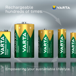 Varta  Recharge Accu Power Oplaadbare Batterijen 9V 200mAh - 6.95 euro