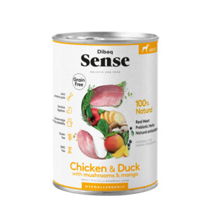 Dibaq Sense Hondenvoer Blik Chicken & Duck