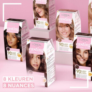 L'Oréal Casting Natural Gloss Semi-Permanente Haarkleuring 623 Nougat Donkerblond - 11.99 euro