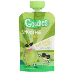 6x Goodies Knijpfruit Smoothie  Appel & Peer - 4.57 euro