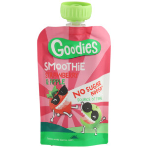 6x Goodies Knijpfruit Smoothie  Aardbei & Appel - 6.05 euro