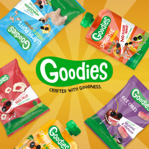 6x Goodies Knijpfruit Smoothie  Aardbei & Appel - 6.05 euro