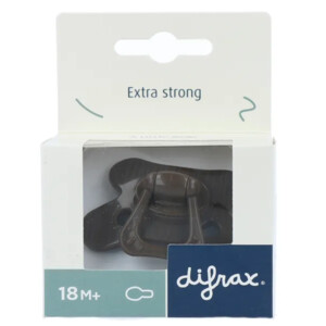 Difrax Fopspeen Natural 18+ mnd Chocolate Lines - 4.85 euro