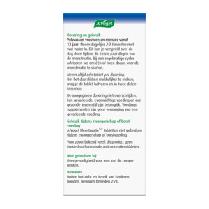A.Vogel Menstruatie - 6.89 euro