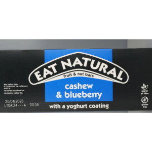 Eat natural Fruit & Noten Bar Yoghurtlaagje Cashew & Blueberry - 16.99 euro