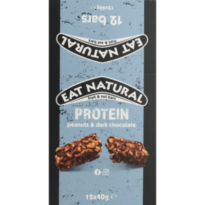 Eat natural Protein Peanuts Dark Chocolate - 18.75 euro