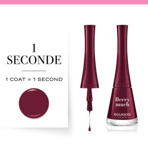 Bourjois 1 Seconde Nagellak  07 Berry Much - 9.29 euro