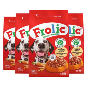 4x Frolic Droog Gevogelte 1,5 kg