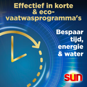 6x Sun Brilliant Shine+ All-in 1 Vaatwastabletten - 40.13 euro