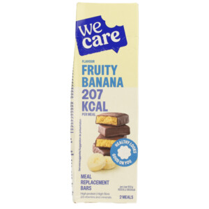 6x WeCare Meal Replacement Bars Fruity Banana - 14.72 euro